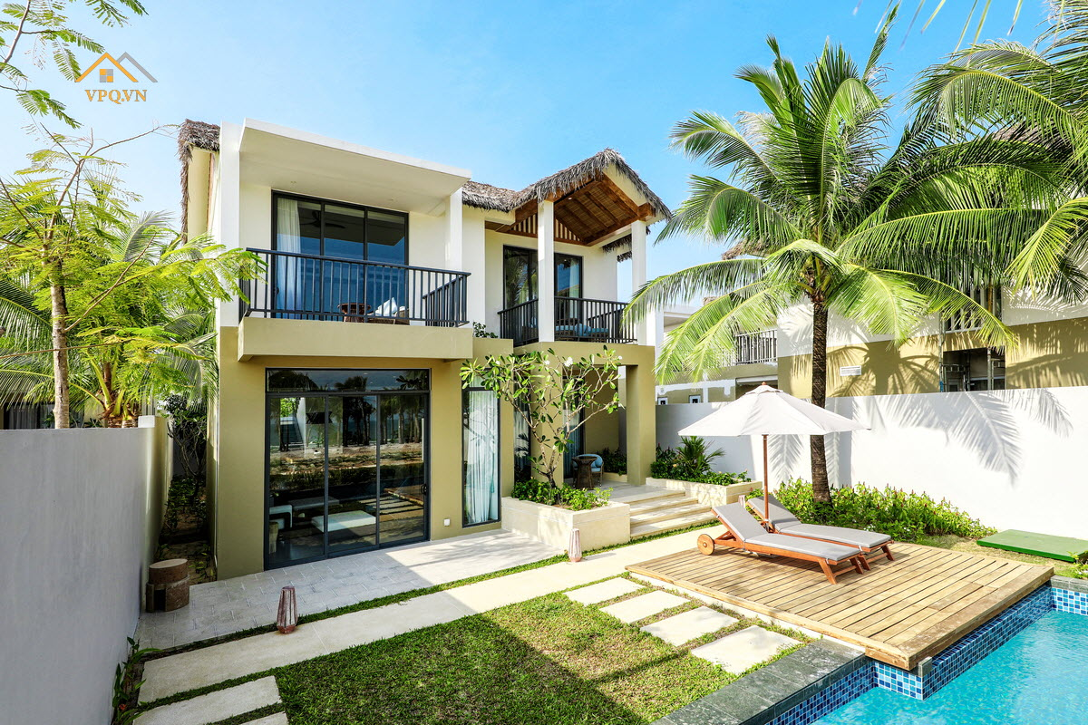 Biệt thự b&atilde;i Kem - Mẫu B 2 tầng